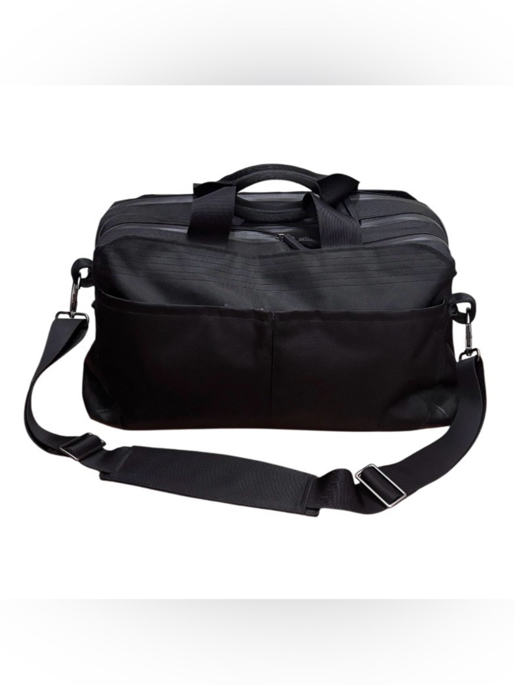 The Pakt One Black Travel Bag with Strap